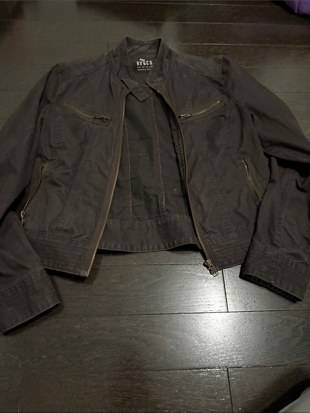 Dark brown Lightweight Zip Jacket